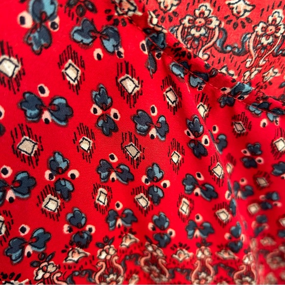 Hollister - Red Patterned Print Tank - Picture 5 of 5